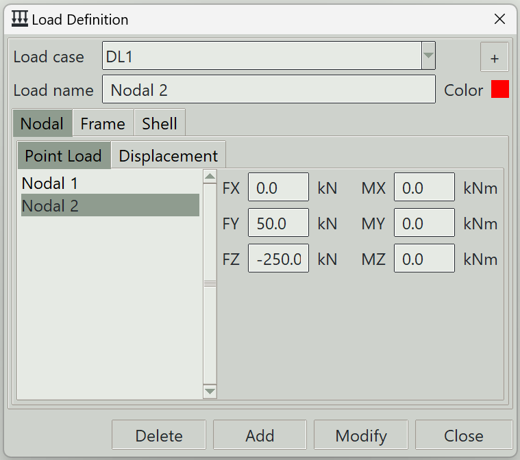 define-nodal-load